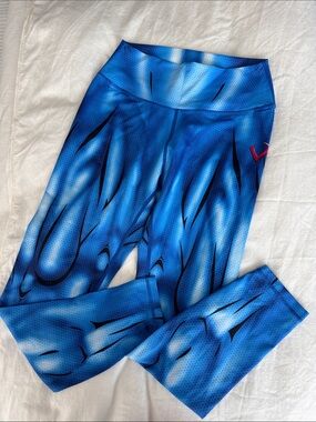 Violate the Dress Code Super HeroBlue Performance Leggings - Athletic High-Waist